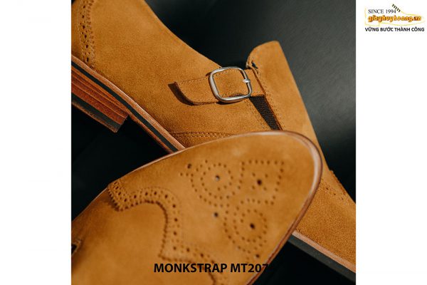 Giày da lộn nam Single Monkstrap MT2074 004