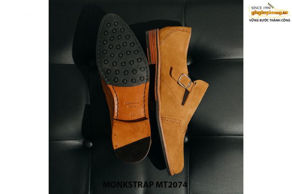 Giày da lộn nam Single Monkstrap MT2074 003