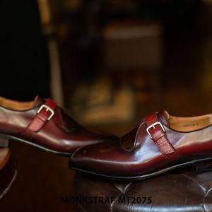 Giày da nam hàng hiệu cao cấp Monkstrap MT2075 005