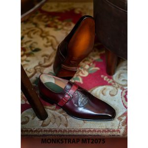 Giày da nam hàng hiệu cao cấp Monkstrap MT2075 003