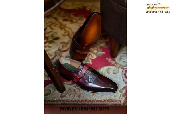Giày da nam hàng hiệu cao cấp Monkstrap MT2075 003