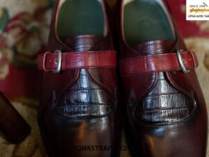 Giày da nam hàng hiệu cao cấp Monkstrap MT2075 002