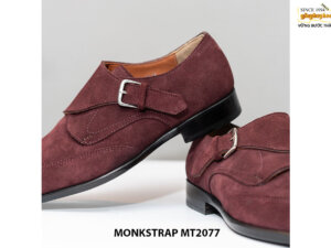 Giày da lộn nam cao cấp thiết kế đẹp Monkstrap MT2077 005