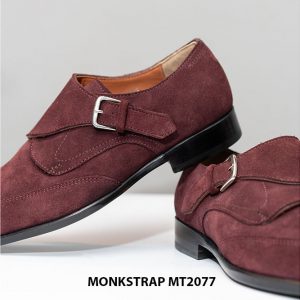 Giày da lộn nam cao cấp thiết kế đẹp Monkstrap MT2077 005