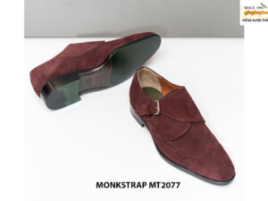 Giày da lộn nam cao cấp thiết kế đẹp Monkstrap MT2077 004