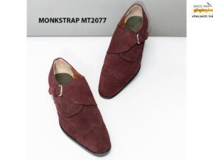Giày da lộn nam cao cấp thiết kế đẹp Monkstrap MT2077 002
