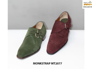 Giày da lộn nam cao cấp thiết kế đẹp Monkstrap MT2077 001