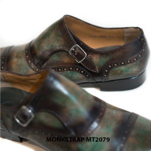 Giày da nam không dây một khoá Monkstrap MT2079 004