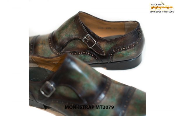 Giày da nam không dây một khoá Monkstrap MT2079 004