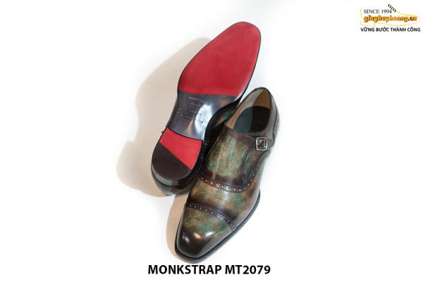 Giày da nam không dây một khoá Monkstrap MT2079 002