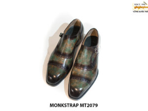 Giày da nam không dây một khoá Monkstrap MT2079 001