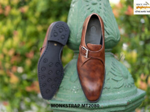 Giày da nam phong cách da đóm Monkstrap MT2080 004