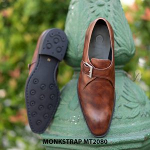 Giày da nam phong cách da đóm Monkstrap MT2080 004