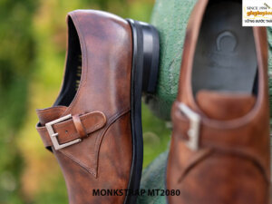 Giày da nam phong cách da đóm Monkstrap MT2080 003