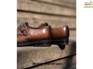Giày da nam đế cao su Single Monkstrap MT2081 004