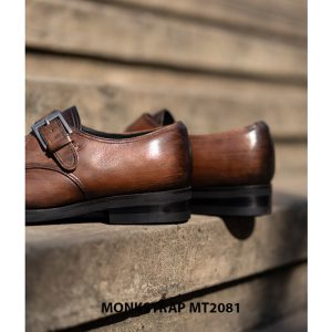 Giày da nam đế cao su Single Monkstrap MT2081 004