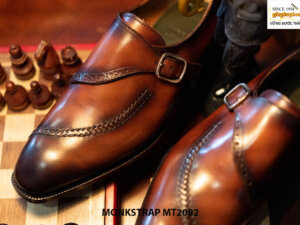 Giày da nam thiết kế táo bạo Single Monkstrap MT2082 005