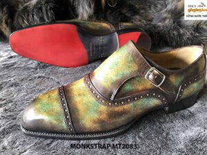 Giày da nam đế khâu cao cấp Single Monkstrap MT2083 003