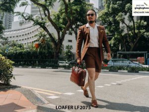 Giày lười nam cao cấp đế khâu Penny Loafer LF2075 004