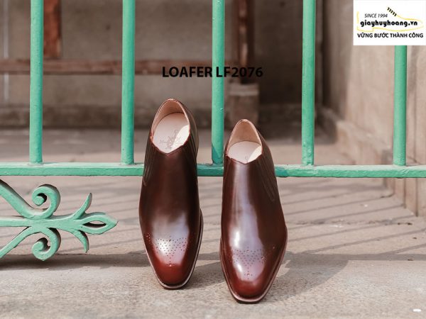 Giày lười nam thiết kế thun co giãn Loafer LF2076 001