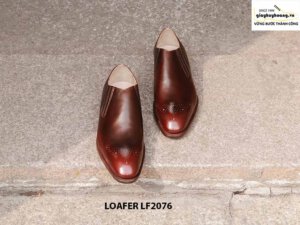 Giày lười nam thiết kế thun co giãn Loafer LF2076 003