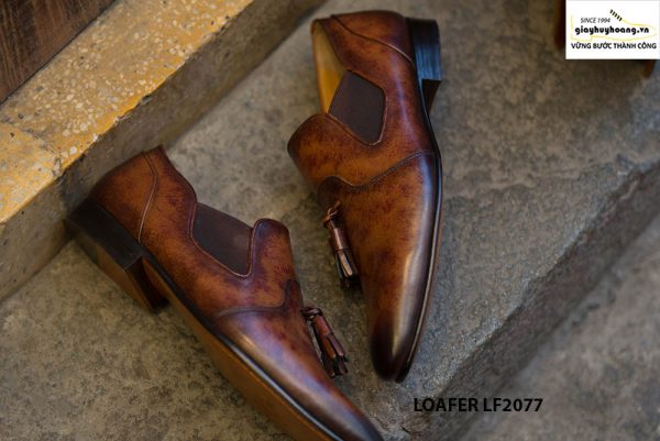 Giày lười nam cao cấp thủ công tassel Loafer LF2077 005