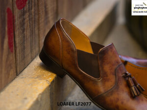 Giày lười nam cao cấp thủ công tassel Loafer LF2077 004