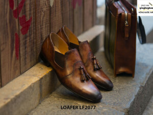 Giày lười nam cao cấp thủ công tassel Loafer LF2077 002