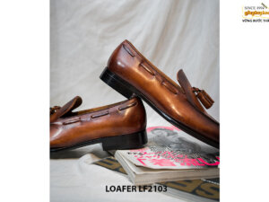 Giày lười nam đế da Goodyear Welted Tassel Loafer LF2103 005