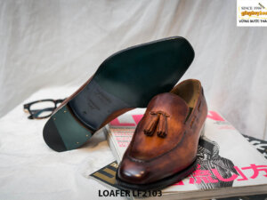 Giày lười nam đế da Goodyear Welted Tassel Loafer LF2103 004