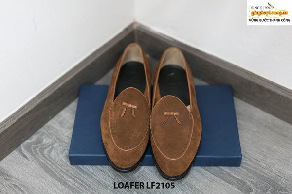 Giày lười nam da lộn cao cấp Loafer LF2105 001