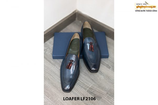 Giày da bò lười nam Penny Loafer LF2106 001