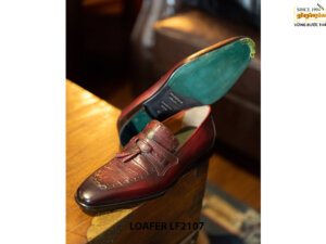 Giày da lười nam chuông đặc biệt Tassel Loafer LF2107 004