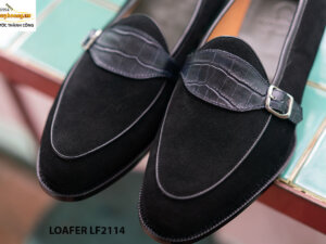 Giày lười nam da lộn Penny Loafer LF2114 005