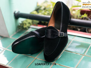 Giày lười nam da lộn Penny Loafer LF2114 002