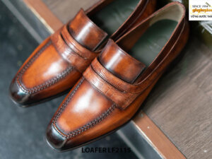 Giày da lười nam thời trang trẻ Penny Loafer LF2115 002
