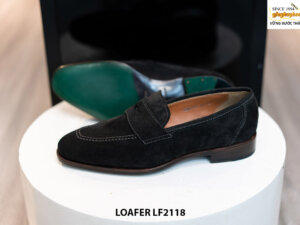 Giày lười nam da lộn tphcm Penny Loafer LF2118 003