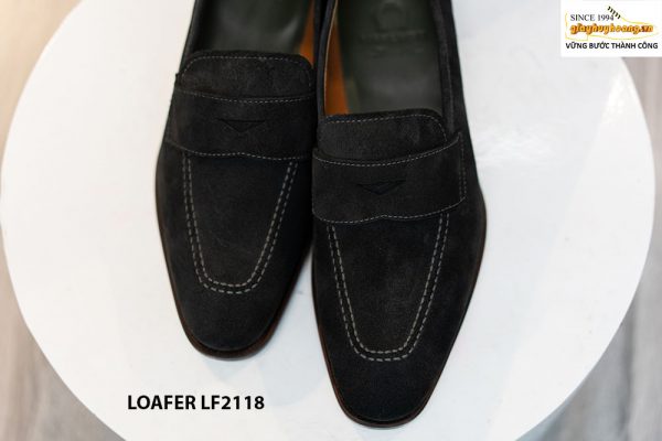 Giày lười nam da lộn tphcm Penny Loafer LF2118 002