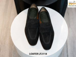 Giày lười nam da lộn tphcm Penny Loafer LF2118 001