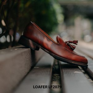 Giày lười nam không dây cao cấp Tassel Loafer LF2079 004