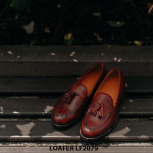 Giày lười nam không dây cao cấp Tassel Loafer LF2079 003