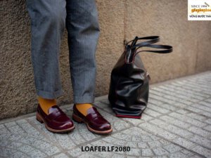 Giày lười nam mũi tròn Penny Loafer LF2080 007