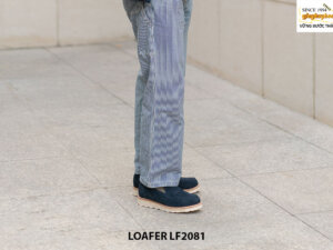Giày lười nam da lộn đế sneaker Penny Loafer LF2081 006