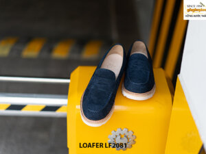 Giày lười nam da lộn đế sneaker Penny Loafer LF2081 005