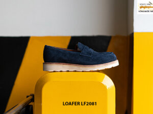 Giày lười nam da lộn đế sneaker Penny Loafer LF2081 004