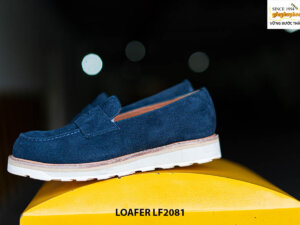 Giày lười nam da lộn đế sneaker Penny Loafer LF2081 003