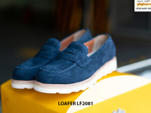 Giày lười nam da lộn đế sneaker Penny Loafer LF2081 002