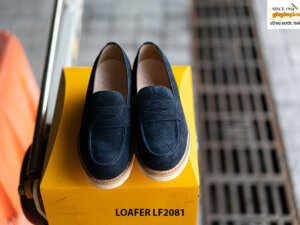 Giày lười nam da lộn đế sneaker Penny Loafer LF2081 001