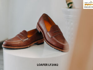 Giày lười nam đế da cao cấp Penny Loafer LF2082 005
