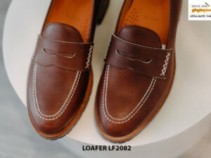 Giày lười nam đế da cao cấp Penny Loafer LF2082 002